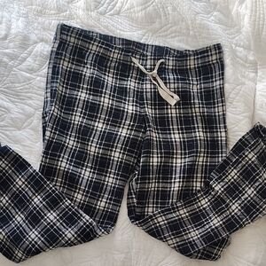 Old Navy Navy Plaid Pants